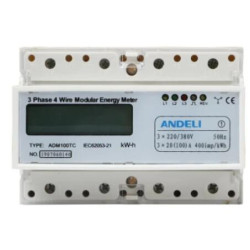 Adm100tc 10-60A 3 Phase Digital Energy Meter Adm100tc 10-60A 3 Phase Digital Energy Meter