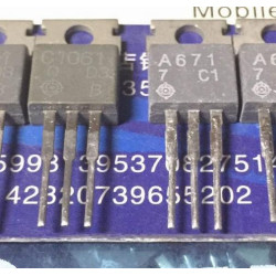 2SA671 2SC1061 A671 C1061 Hitachi Pair 5PCS/LOT 2SA671 2SC1061 A671 C1061 Hitachi Pair 5PCS/LOT