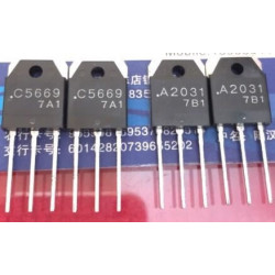 2SC5669 2SA2031 C5669 A2031 New Sanyo Pair 5PCS/LOT 2SC5669 2SA2031 C5669 A2031 New Sanyo Pair 5PCS/LOT
