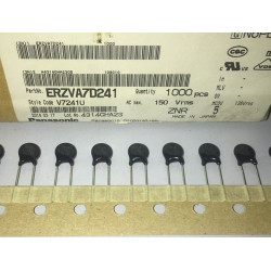 Panasonic ERZVA7D241 V7241U 7D241K 240V 7mm 5pcs/lot Panasonic ERZVA7D241 V7241U 7D241K 240V 7mm 5pcs/lot