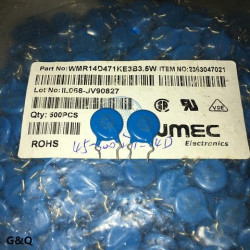 WMEC WMR 14D471K 470V 14mm 5pcs/lot WMEC WMR 14D471K 470V 14mm 5pcs/lot