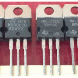 BDW94C BDW93C ST TO-220 Pair 5PCS/LOT BDW94C BDW93C ST TO-220 Pair 5PCS/LOT