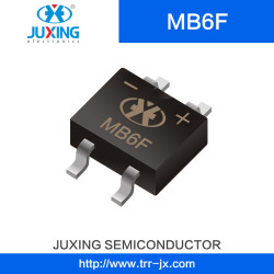 Juxing MB6f 600V 1A Ifsm35A Vf1a Schottky Bridge Rectifiers with Mbf Case Juxing MB6f 600V 1A Ifsm35A Vf1a Schottky Bridge Rectifiers with Mbf Case