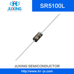 Sr5100L Vf0.75V Vrrm100V Iav5a Ifsm150A Vrms70V Juxing Brand Low Vf Schottky Recitifiers Diode with Do-201ad/Do-27 Case Sr5100L Vf0.75V Vrrm100V Iav5a Ifsm150A Vrms70V Juxing Brand Low Vf Schottky Recitifiers Diode with Do-201ad/Do-27 Case