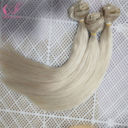 Double Drawn Brazilian Remy Seamless Clip Human Hair Double Drawn Brazilian Remy Seamless Clip Human Hair